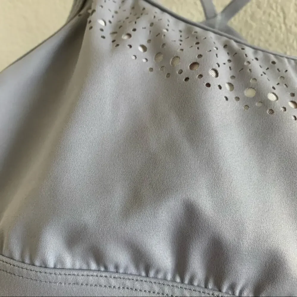 Victoria's Secret Victoria Sport Laser Cut Mesh Strappy Sports Bra Small